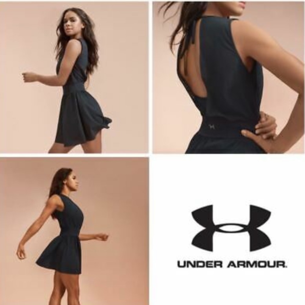 Under Armour Misty Copeland Black Backless Dress
